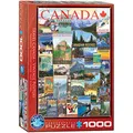 Produktbild: Eurographics 6000-0778 Travel Canada Vintage Posters Puzzle, Mehrfarbig, 48 x 68 cm, [Pi]