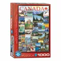 Produktbild: Eurographics Puzzle Reise Kanada Vintage Poster, 1000 Teile, 68x48 cm, 6000-0778
