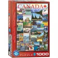 Produktbild: Puzzle 1000 Reisen Kanada Vintage Poste 6000-0778