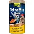 Produktbild: TetraMin Flakes Fischfutter 1 Liter Flocken- Hauptfutter für Zierfische 1000ml