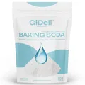 Produktbild: GiDeli Natron Pulver 200g Baking soda Backpulver E500ii Natriumbicarbonat hochreine Lebensmittelqualität