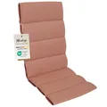 Produktbild: Herlag Hochlehner-Polsterauflage Linnea 123x50x3cm | Stuhlauflage Mehrfachsteppung | Auflage für Hochlehner-Gartenstühle | Premium-Line | Öko Tex 100 | 1 Polster | Rosa