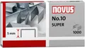 Produktbild: Novus Office 040-0003 Typ (Heftklammern): No. 10 Heftklammer 1000 St. Heftleistung: 20 Bl. (80 g/m²)
