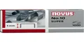 Produktbild: NOVUS Heftklammer novus Heftklammern, No. 10 (VZ), 1.000 Stück, 1.000 Stück, 9/4, VZ Verzinkt, novus Nr. 10, Heftleistung: 12 Blatt