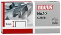 Produktbild: 040-0003 Novus Dahle No.10 SUPER Klammerpack 5 mm Befestigung 1000 Heftklamm ~D~