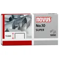 Produktbild: novus Heftklammern SUPER No.10, 1.000 St.