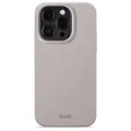 Produktbild: holdit Silikonhülle iPhone 14 Pro - 0,8mm Ultra dünn Handyhülle Silikon - Trendy Slim Silicone case mit Voller Schutz (erhöhte Kante für Kameraschutz) - Taupe