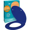 Produktbild: Calmwaters® Premium WC Sitz einfache Montage, Toilettendeckel bis 250 kg, Made in EU, antibakterieller Duroplast, Absenkautomatik, 2 Montage