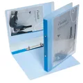 Produktbild: EICHNER Präsentationsringbuch 2-Ringe blau-transparent 2,5 cm DIN A4, 1 St.