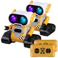 Produktbild: Playtastic 2er-Set Kinder-Spielzeugroboter, ferngesteuert und wiederaufladbar
