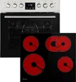 Produktbild: KKT KOLBE Herdset | 60cm Einbaubackofen EH6309ED | 59,5cm Glaskeramik Kochfeld EM5901RL | Grill | Umluft | Teleskopauszüge | Automatik-Timer | 2-fach Wärmeschutzverglasung | SET6309ED