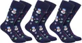 Produktbild: BRUBAKER Socken Weihnachtssocken für Damen und Herren (3-Paar, Wintersocken) Festliche Weihnachtsmotive - Baumwolle Socken Weihnachten - Unisex