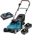 Produktbild: Makita DLM382 PM2 + Akkus + Doppellader, Akku-Rasenmäher, Fachhändler , neu, 432