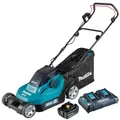 Produktbild: makita DLM382PM2 Akku-Rasenmäher 18,0 V für bis zu 560 m², mit 2 Akkus