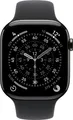 Produktbild: Apple Watch Series 11 GPS + Cellular Slate Titanium, Black Sport Band M/L, MFD24ZR/A, 46 mm