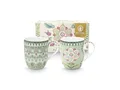 Produktbild: Pip Studio Lily&Lotus Light Green Becher Small 145ml Set2