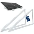 Produktbild: NuaSol Solarmodul-Halterung 72 - 118 cm Aluminium für Solarmodule Flachdach, (Set, Stabilität: Robuste Konstruktion für sichere Befestigung) silberfarben 118 cm