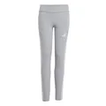 Produktbild: adidas Girl's ESSENTIALS 3 STRIPES LEGGINGS, medium grey heather/white, 13-14 Years