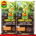 Produktbild: COMPO CACTEA® 2 x 10 l Kakteen- und Sukkulentenerde Pflege Wachstum Aloe Vera