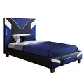 Produktbild: X Rocker Cerberus MKII Gaming-Bett für Kinder & Jugendliche - schwarz/blau/weiß