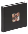 Produktbild: Fotoalbum schwarz 200 Fotos 10 x 15 cm Memo-Einsteckalbum mit Cover-Ausstanzu...