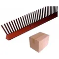 Produktbild: Traufkamm 60 mm x 1,0 m, ziegelrot / Pck a 30 Stück