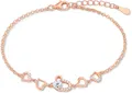 Produktbild: Amor Armband Herzen, mit Zirkonia (synth)