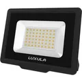 Produktbild: LUXULA LED Fluter 50W Strahler 3000K Warmweiß 5000lm Außenstrahler Schwarz IP65