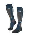 Produktbild: FALKE Damen Skisocken SK2 Intermediate W Kh Wolle Funktionsmaterial warm dick 1 Paar, Blau Lagoon 6908, 35-36