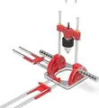 Produktbild: Präzisions-Bohrführung mit Griffen, Positionierblöcken, einstellbarer Höhe, Lochöffner für DIY