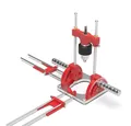 Produktbild: ENJOYWOOD Bohrerleiste, 1-tlg., Präzisions-Bohrführung mit Griffen, Positionierblöcken, Lochöffner für DIY