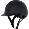 Produktbild: Reithelme Eclipse Covalliero - klassische Reitkappe mit Aplikation Glitzer, schwarz, maximale Sicherheit (Größe: S)
