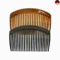Produktbild: 2 Stücke Haar Seitenkamm, Haarkamm, 23 Zähne Kunststoff Haarspange, F