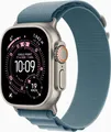Produktbild: Apple Watch Ultra 3 (titan, 49 mm, Alpine Loop hellblau S,