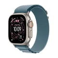 Produktbild: Apple Watch Ultra 3 Titan Natur (GPS + Cellular) 49mm (Alpine Armband Hellblau)