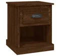 Produktbild: vidaXL Nachttisch Nachttisch Braun Eichen-Optik 39x39x47,5 cm Holzwerkstoff (1-St)