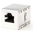 Produktbild: Nedis Netzwerkkoppler | CAT6 | Geschirmt | RJ45 Buchse | RJ45 Buchse | Gerade | Metall | Box (Netzwerkkabel Stecker) (CCGB89011ME)