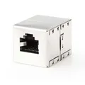 Produktbild: Nedis Netzwerkkoppler | CAT5e / CAT6 | Geschirmt | RJ45 Buchse - RJ45 Buchse | Gerade | Metall | Box