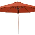 Produktbild: anndora® Sonnenschirm Marktschirm Gastronomie ø 4 m rund - mit Winddach Terracotta