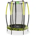 Produktbild: EXIT-Toys Trampolin Silhouette, outdoor, Ø 140cm, schwarz/neongrün, mit Netz, bis 30kg