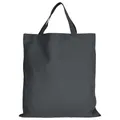 Produktbild: TEXXILLA 5er | 15er | 50er Pack Baumwolltasche - 28 Farben | mit zwei kurzen Henkeln | 38x42cm | Jutebeutel | Einkaufstasche | unbedruckt, Farbe:anthrazit, Menge:5 Stück