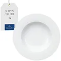Produktbild: Villeroy & Boch – Royal Suppenteller Weiß, Spülmaschinenfest, Mikrowellensicher, Teller, Geschirr, Porzellan, Essteller, Keramik, Premium Bone Porcelain