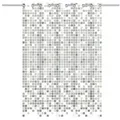 Produktbild: Duschvorhang Mosaik 180 x 200 cm Polyester Grau