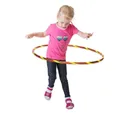 Produktbild: Hoopomania Hula-Hoop-Reifen Funny Kinder Hula Hoop, Ø60cm, Orange-Gelb (Neon)