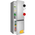 Produktbild: Bomann Kühl-/Gefrierkombination KG 320.2 Edelstahl-Optik , 175 Liter, NEU