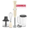 Produktbild: KitchenAid 5KHBV83EAC Stabmixer mit Zubehör Crème Factory Serviced
