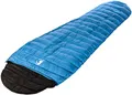 Produktbild: Alvivo Ibex Light 215 Daunen Mumienschlafsack, Farbe:türkis/schwarz