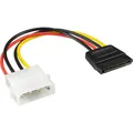 Produktbild: Molex 4-Pin auf Serial ATA / SATA SSD HDD Power Adapter Cable Strom Kabel 10cm