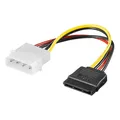 Produktbild: Festplatten Strom Adapterkabel Molex 5,25 St. (4-pol.) > SATA St. (15-pol.) 13cm
