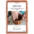 Produktbild: Soft-Ton Modelliermasse gebrauchsfertig weich lufthärtend terracotta 500 g - Orange